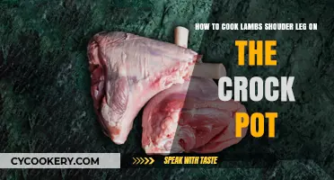 Lamb Shoulder Leg: Crock Pot Cooking Perfection