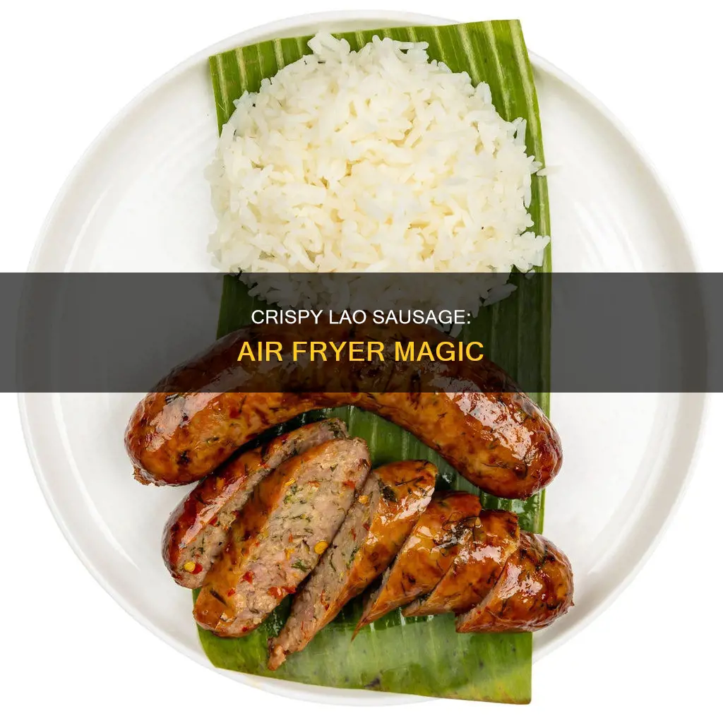 how to cook lao sausage in air fryer