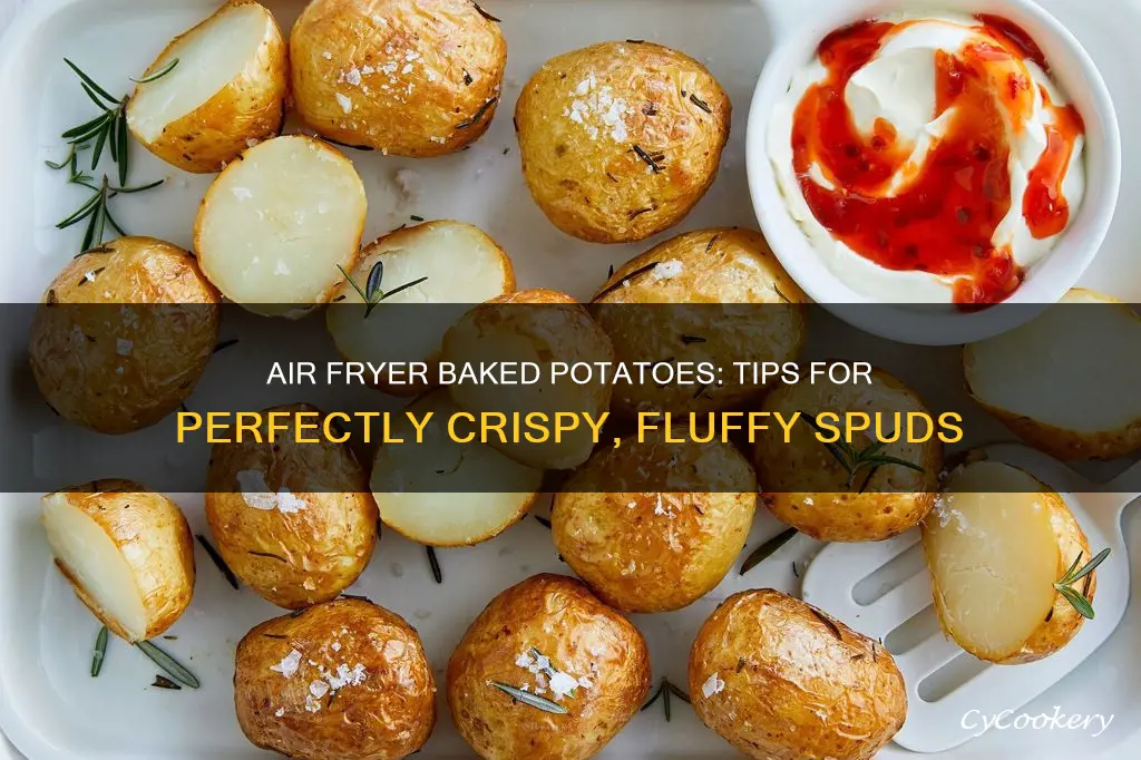 how to cook large baked potatoes in air fryer