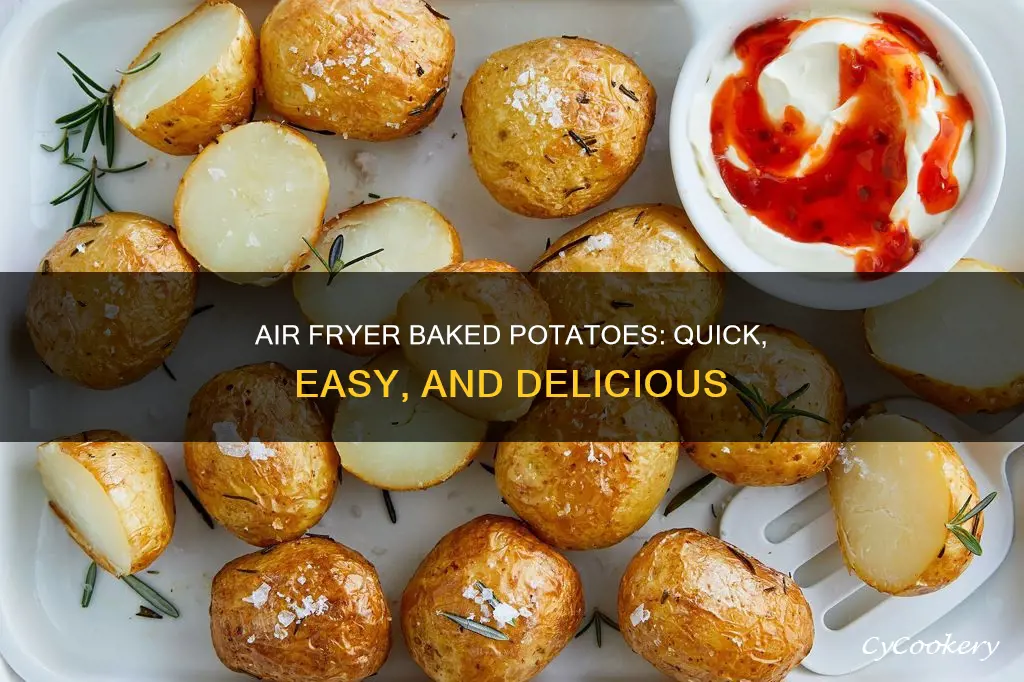 how to cook large baked potatoes in air fryer
