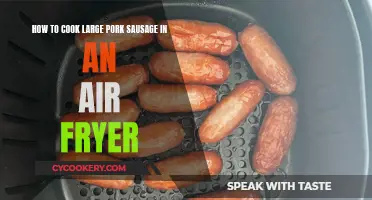 Crispy, Juicy Sausage: Air Fryer Tips for Large Pork Sausages