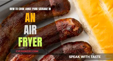 Air-Fryer Guide: Cooking Large Pork Sausages