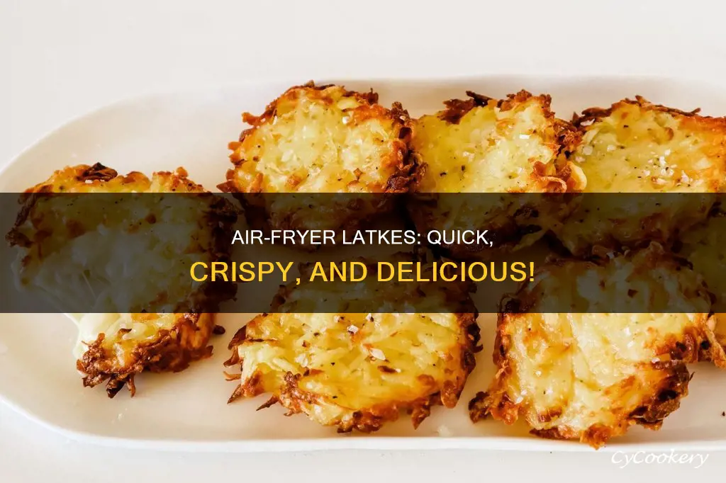 how to cook latkes in air fryer