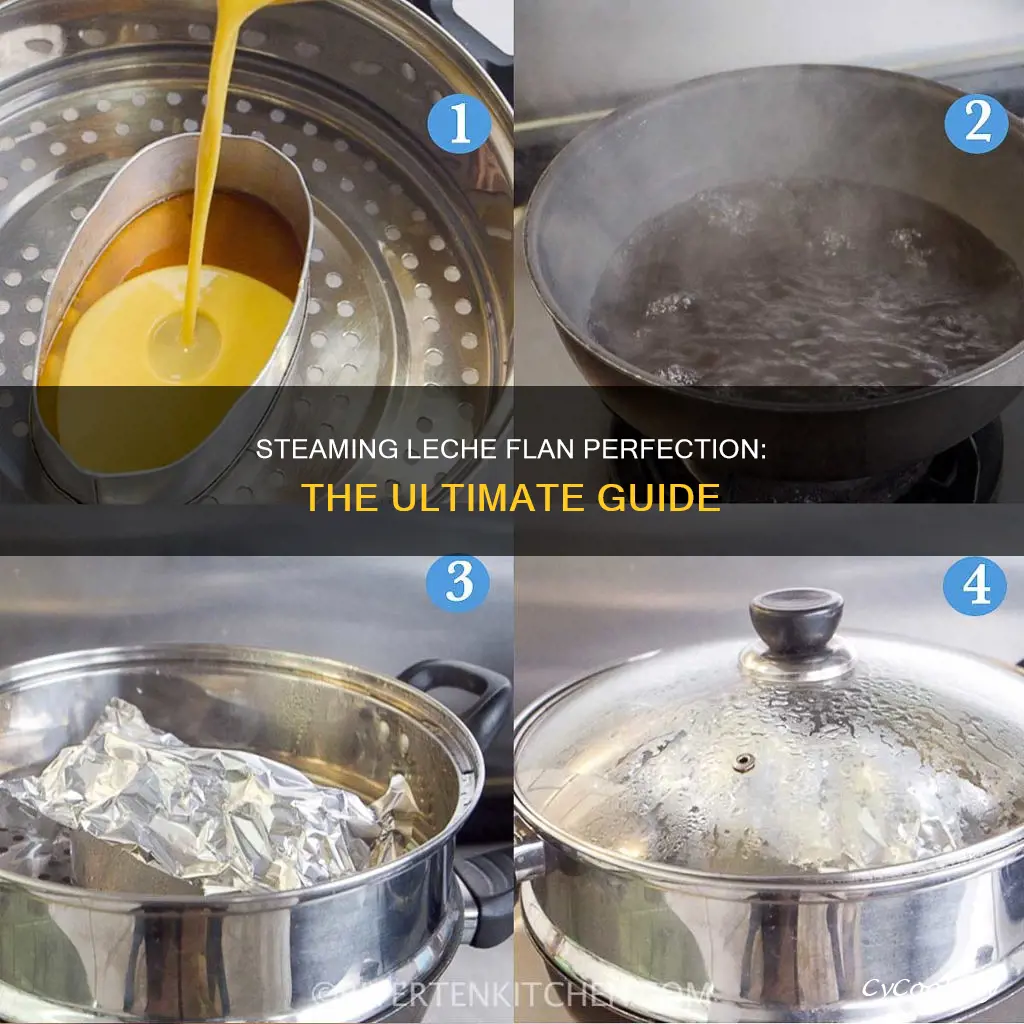 how to cook leche flan in a steamer