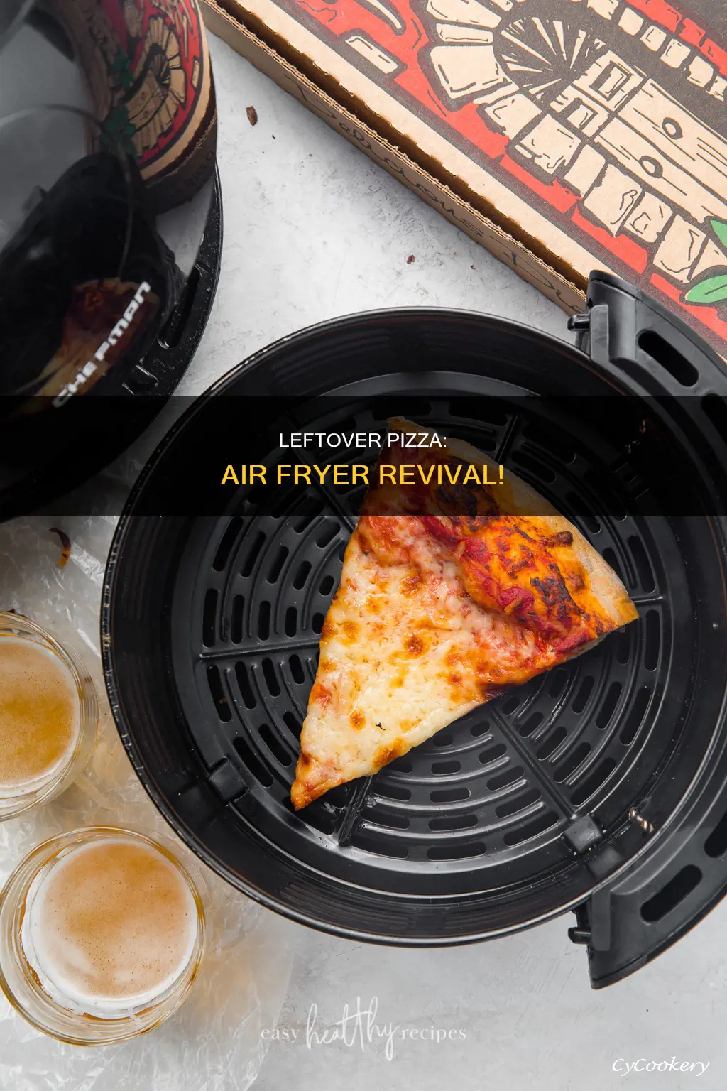 how to cook leftover pizza in air fryer
