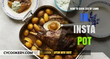 Insta Pot Leg of Lamb: Tender, Juicy, Delicious