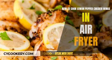 Crispy, Zesty Lemon Pepper Chicken Wings: Air Fryer Recipe