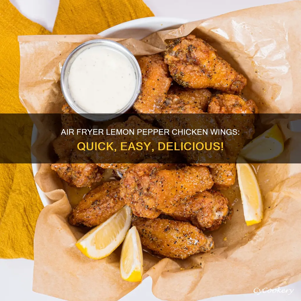 how to cook lemon pepper chicken wings in air fryer