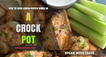 Lemon Pepper Wings: Crock Pot Style