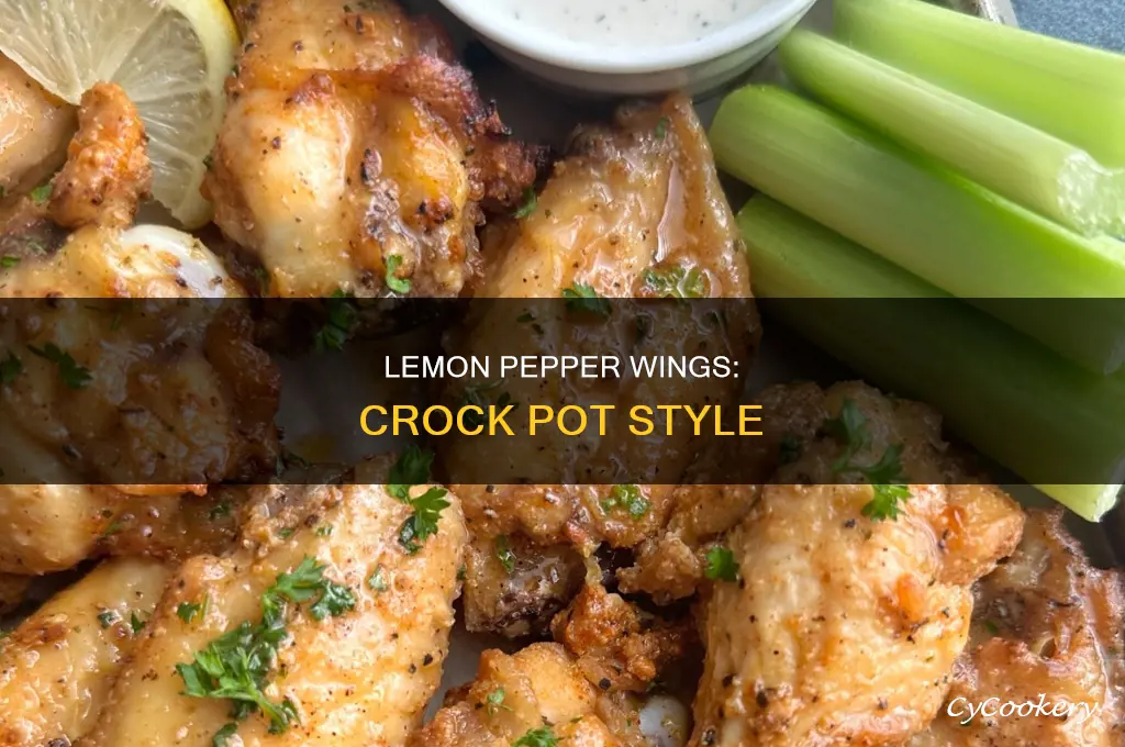 how to cook lemon pepper wings in a crock pot