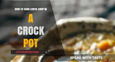 Lentil Soup: Crock Pot Cooking Guide