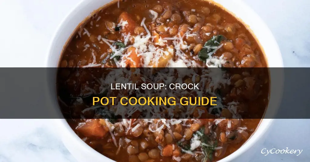 how to cook lentil soup in a crock pot