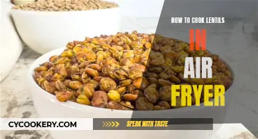 Crispy Lentils: Air Fryer Magic for a Quick and Healthy Meal