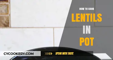Cooking Lentils: A Simple Pot Method