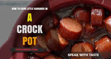 Little Sausages, Big Flavor: Crock Pot Style