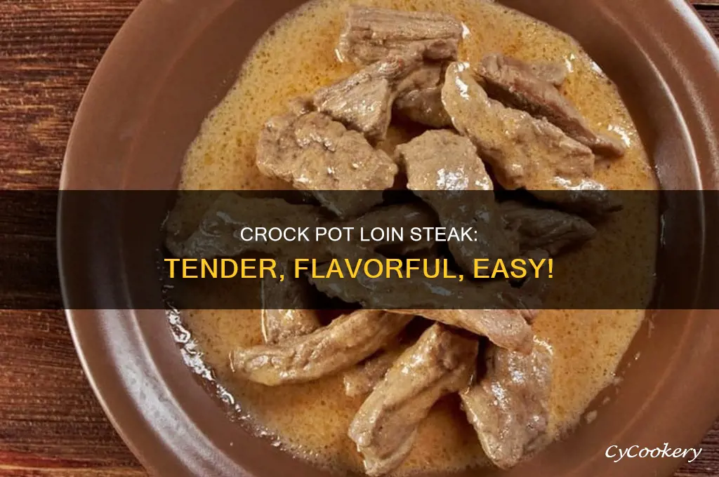 how to cook loin steak in crock pot