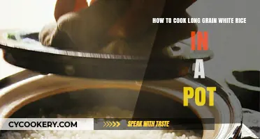 Cooking Long-Grain White Rice: A Simple Pot Method