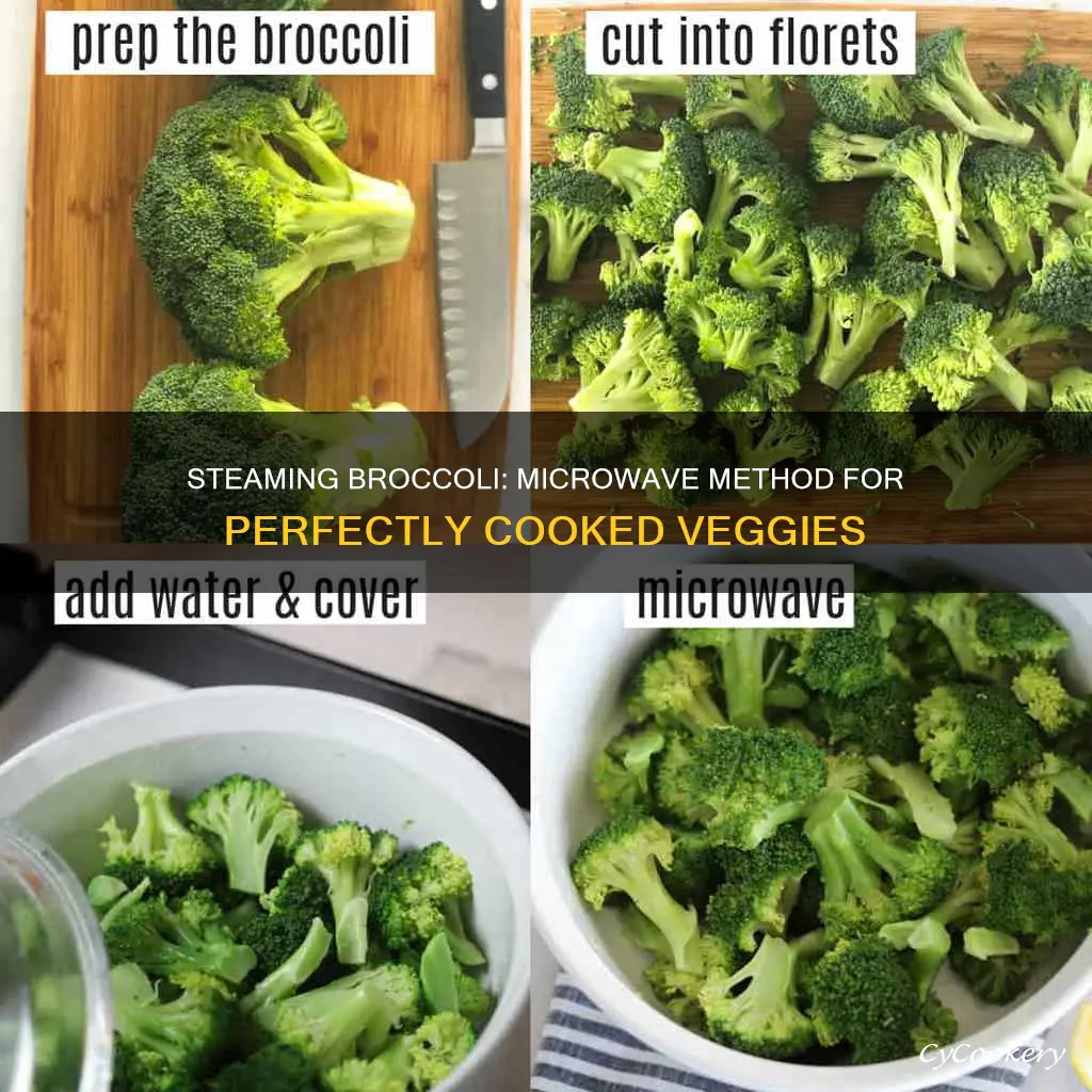 how to cook long steam broccoli in microwave