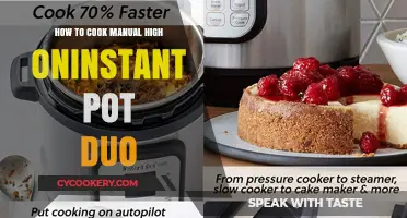 Instant Pot Duo: Cooking Manual for Beginners