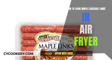 Air-Fryer Maple Sausage Links: Quick, Crispy, and Delicious!