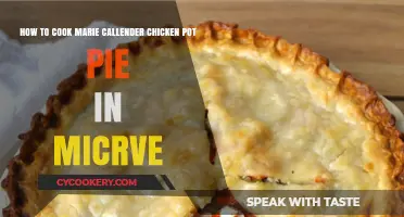 Quickly Cook Marie Callender's Chicken Pot Pie in Microwave