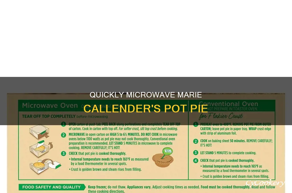 how to cook marie callender