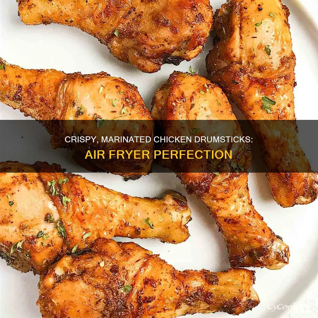 how to cook marinated chicken drumsticks in air fryer