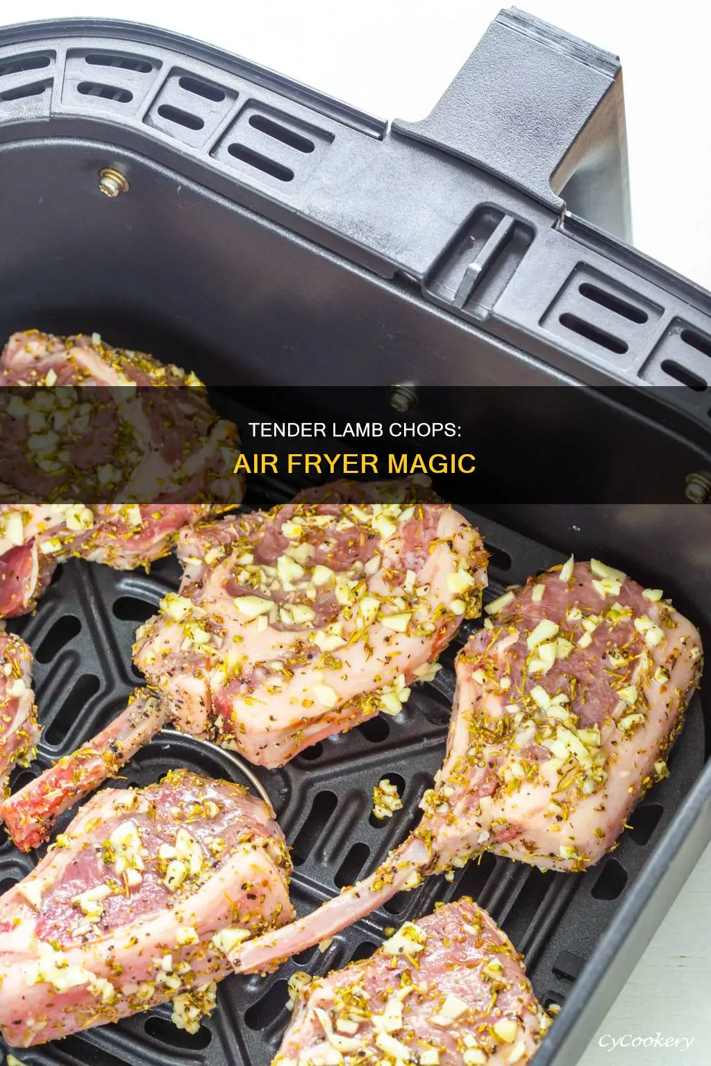 how to cook marinated lamb chops in air fryer