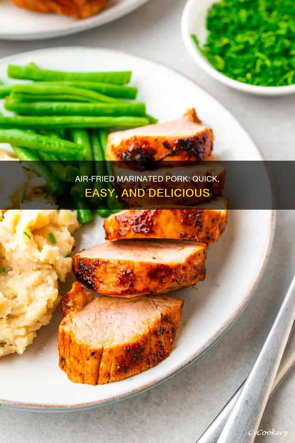 how to cook marinated pork in air fryer