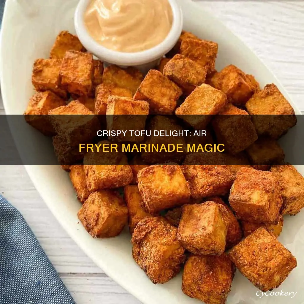 how to cook marinated tofu in air fryer