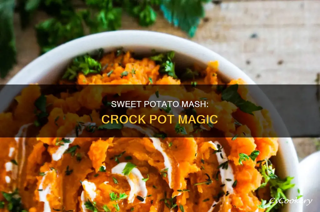how to cook mashed sweet potatoes in crock pot
