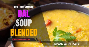 Blended Masoor Dal Soup: A Hearty, Healthy Comfort