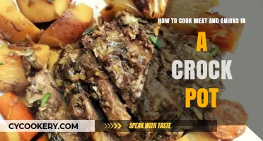 Crock Pot Comfort: Tender Meat & Onions