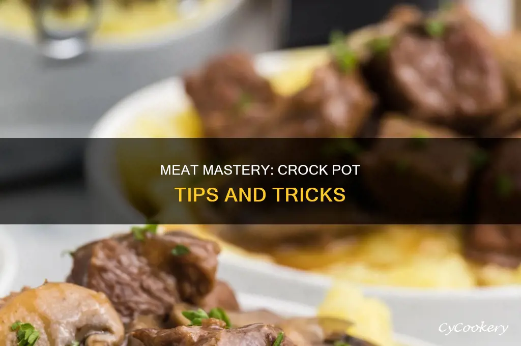 how to cook meat tips in crock pot