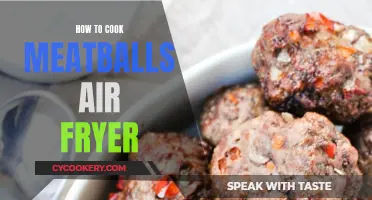 Air Fryer Meatballs: A Quick, Easy, and Delicious Treat