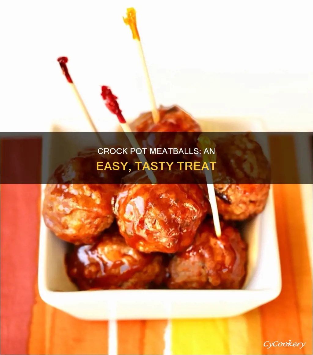 how to cook meatballs in the crock pot