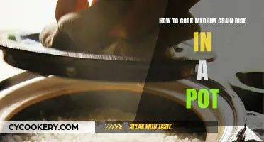 Cooking Medium-Grain Rice: A Simple Pot Method