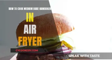 Air Fryer Magic: Cooking the Perfect Medium-Rare Hamburger