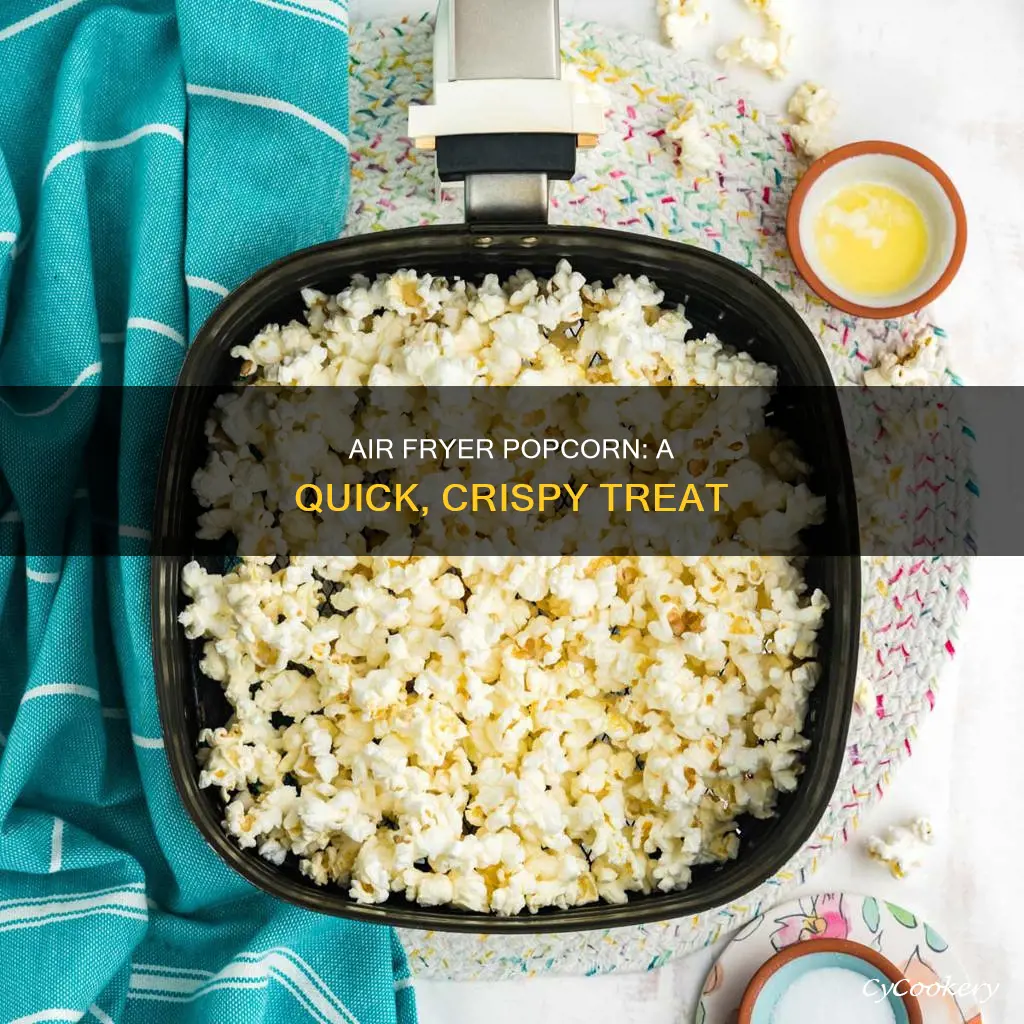 how to cook microwave popcorn in air fryer temp