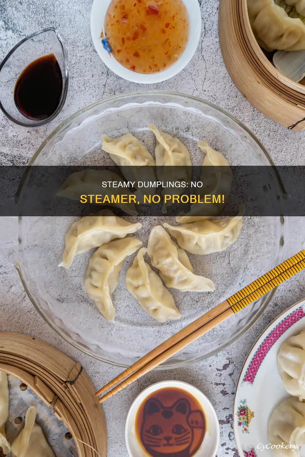 how to cook mila dumplings without steamer basket