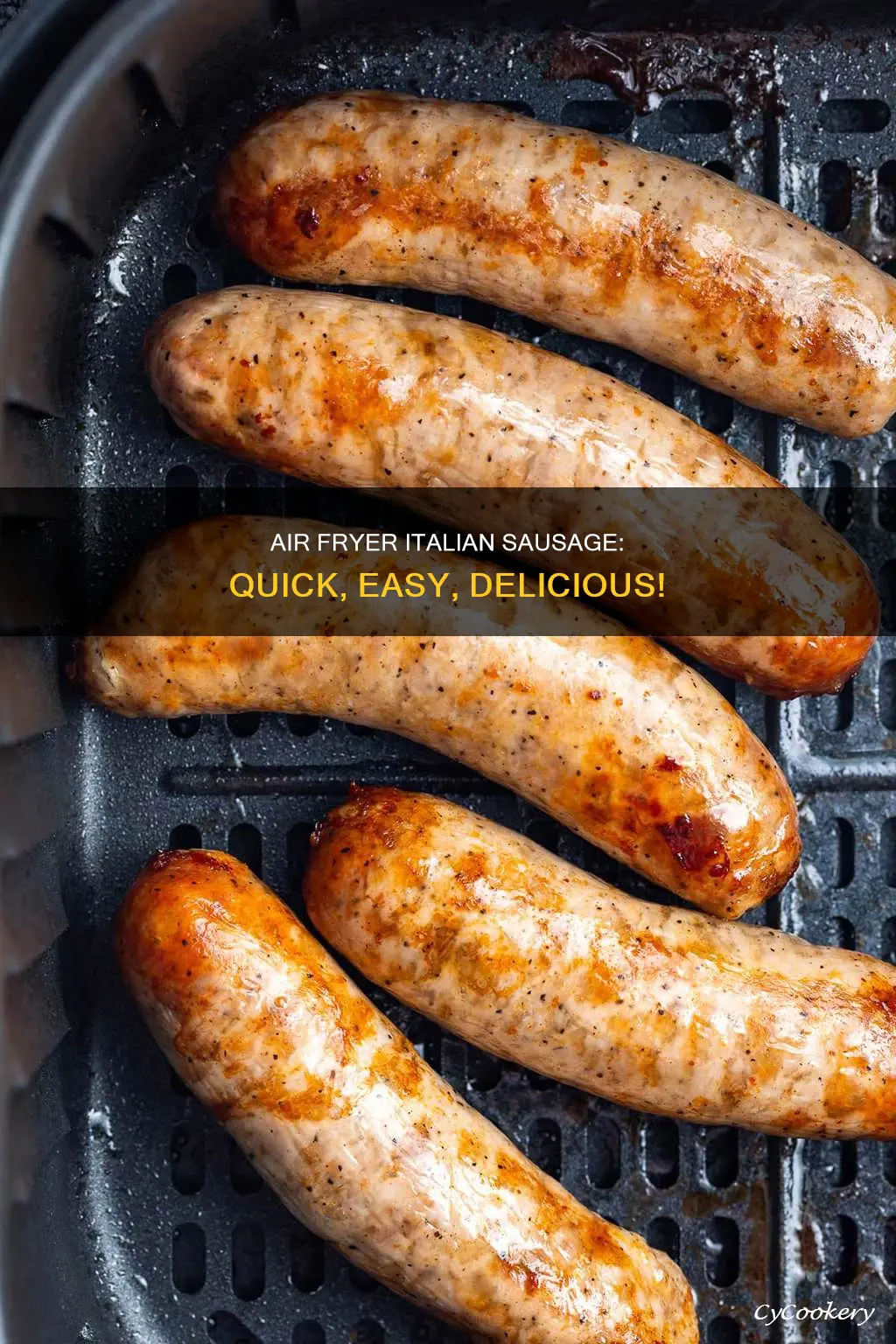 how to cook mild italian sausage in air fryer