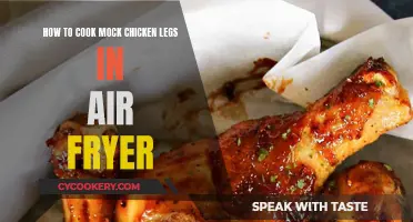 Crispy Mock Chicken Legs: Air Fryer Magic!