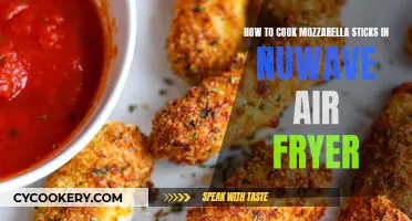Cooking Mozzarella Sticks in a Nuwave Air Fryer