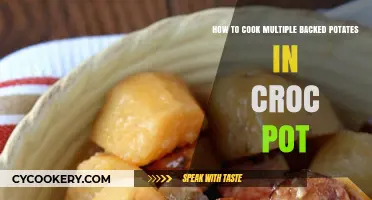 Easy Baked Potatoes for a Crowd in a Crock Pot