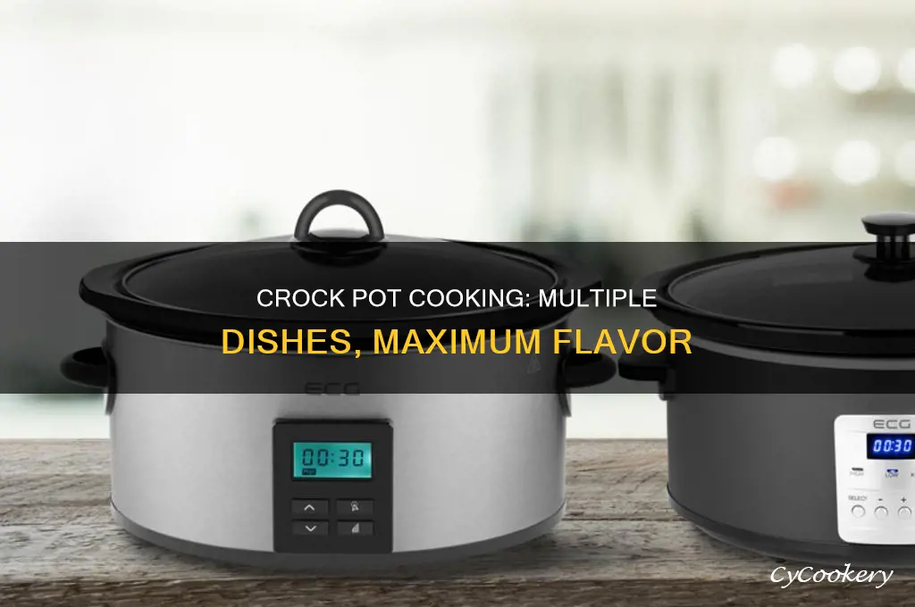 how to cook multiple dishes in crock pot