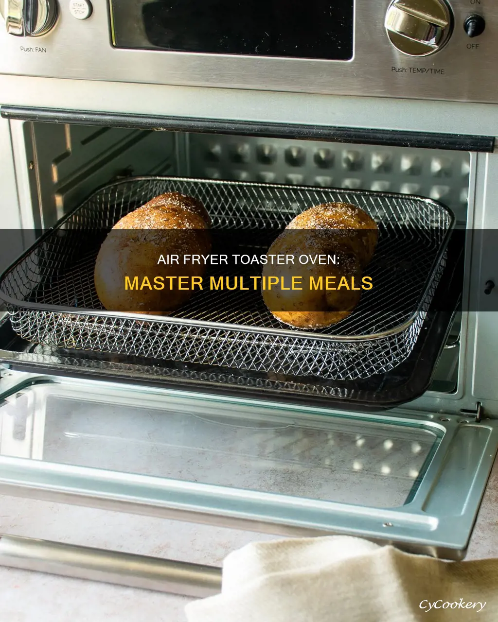 how to cook multiple foods in air fryer toaster oven