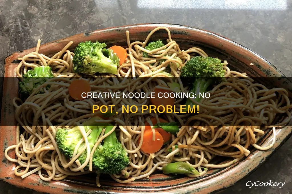 how to cook noodles without a pot