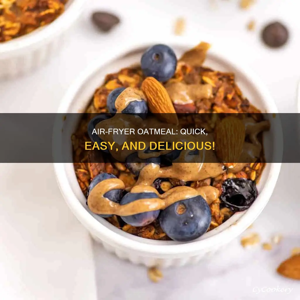 how to cook oatmeal in air fryer
