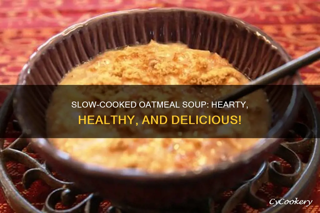 how to cook oats in crock pot for soup
