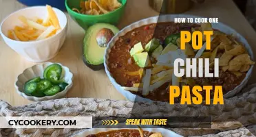 Quick One-Pot Chili Pasta: A Hearty, Flavorful Dish